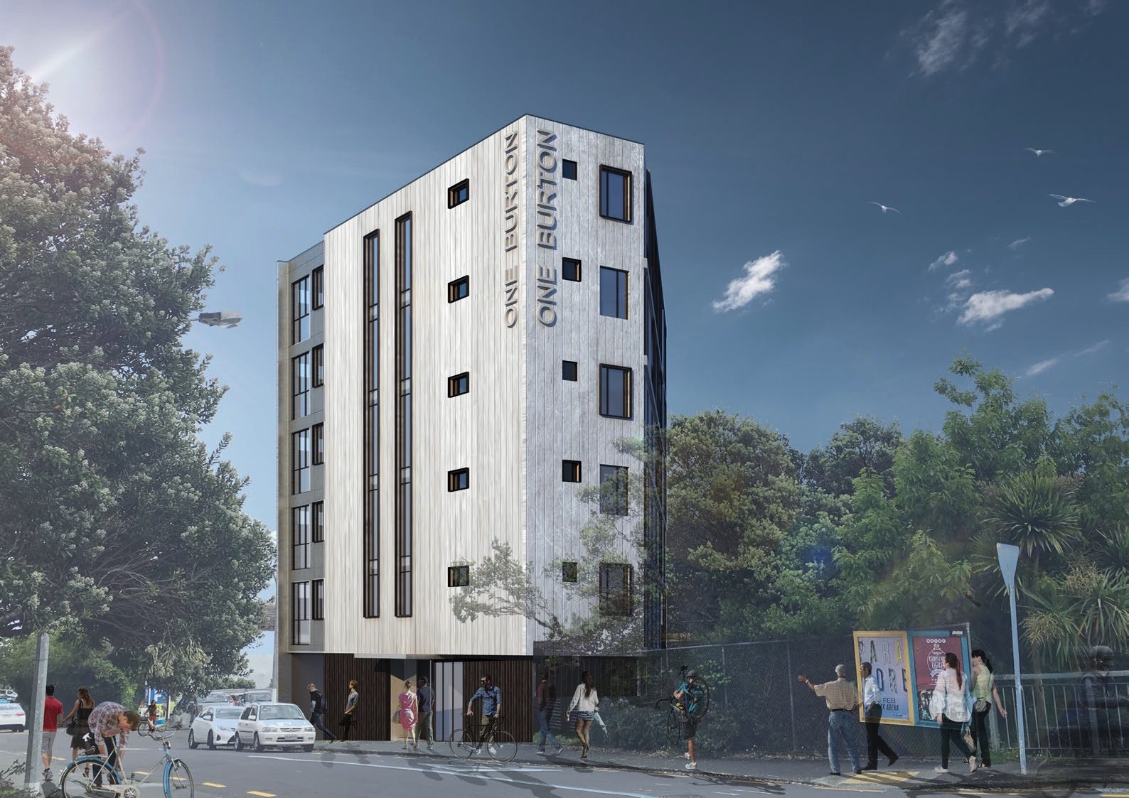 1A Burton Street Grafton Auckland 项目效果图
